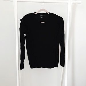 Trouvé Black Fringe Sweater